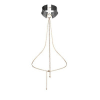 Desir Metallique Collar Metálico Malla Negro