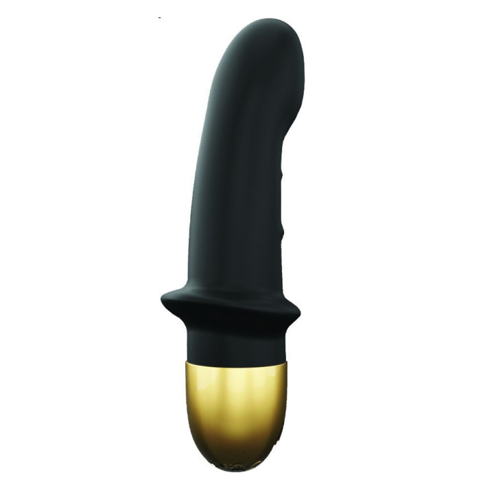 Vibrador Mini Lover Negro-Oro