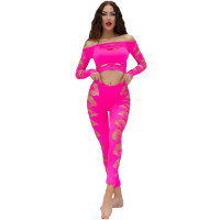 CR 4632 Top & Pantalon Fucsia