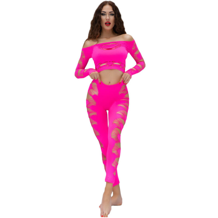 CR 4632 Top & Pantalon Fucsia
