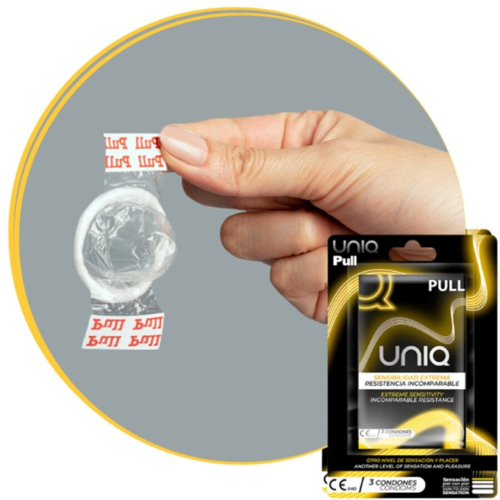 Pull Preservativos con Tiras Sin Látex 3 Uds
