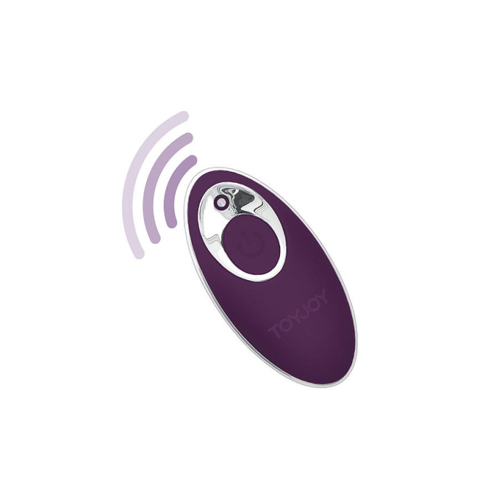 Knock Knock Eggstavagant Vibrador con Control Remoto Morado