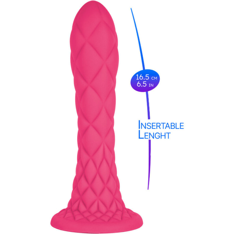 Dreamy Dildo Fantasy Termorreactivo Fucsia 18,5 cm