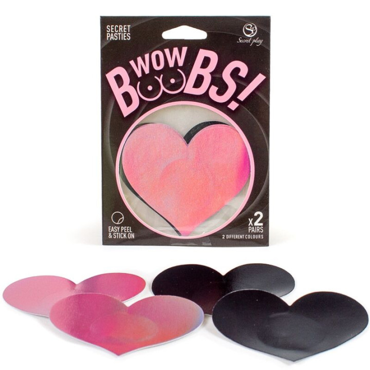 Wow Boobs! Cubrepezones Corazón