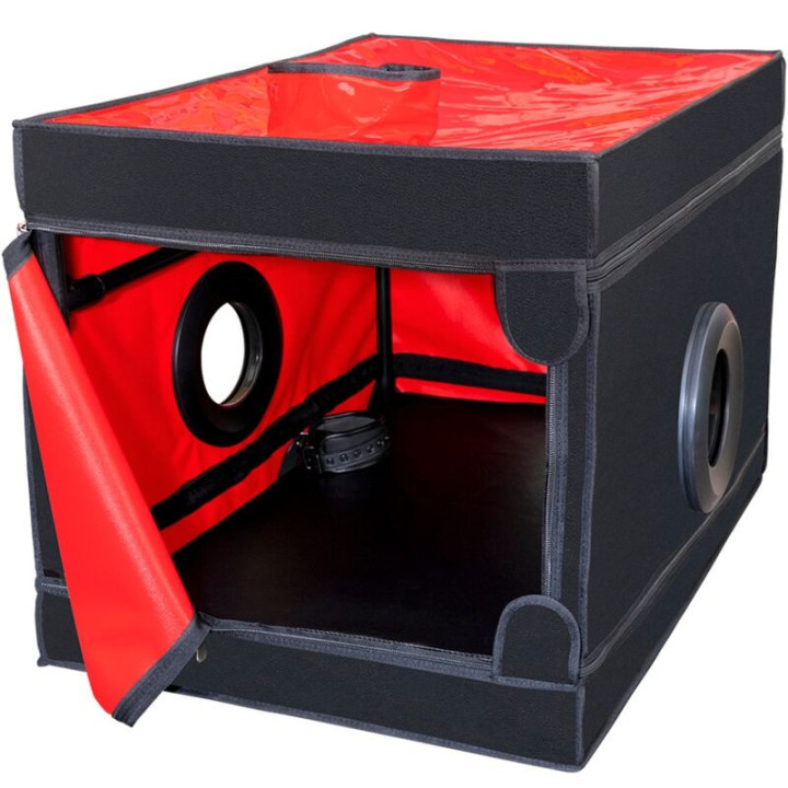 Kink Club La Niche Cabina Negro & Rojo