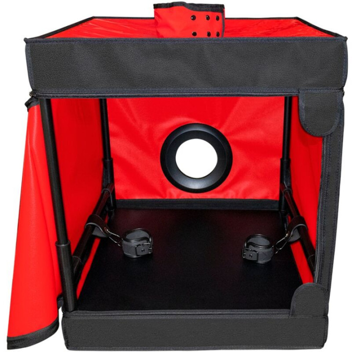Kink Club Cabina Bukake Negro y Rojo