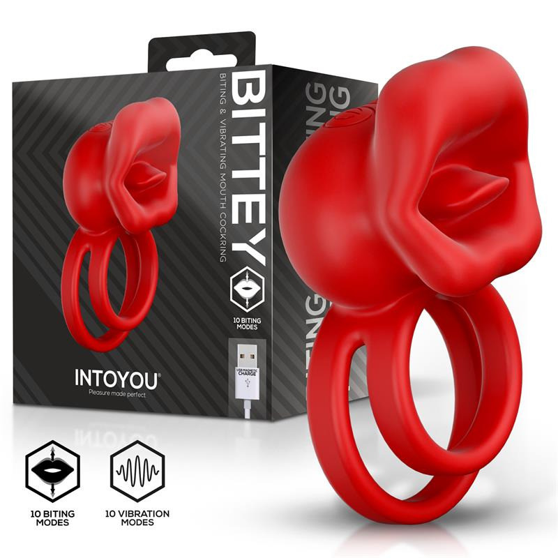 Bittey Anillo Vibrador con Biting