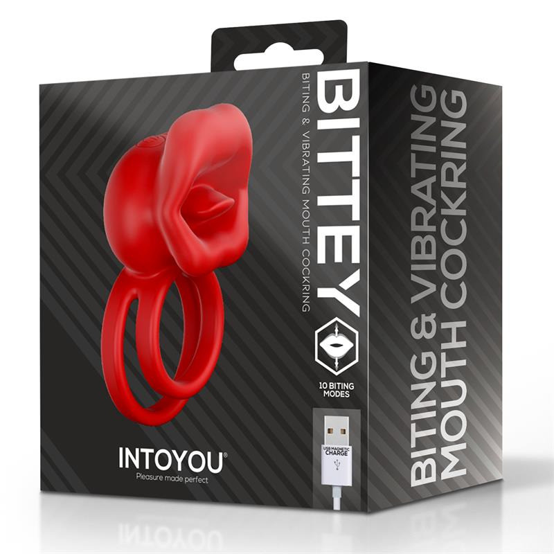 Bittey Anillo Vibrador con Biting
