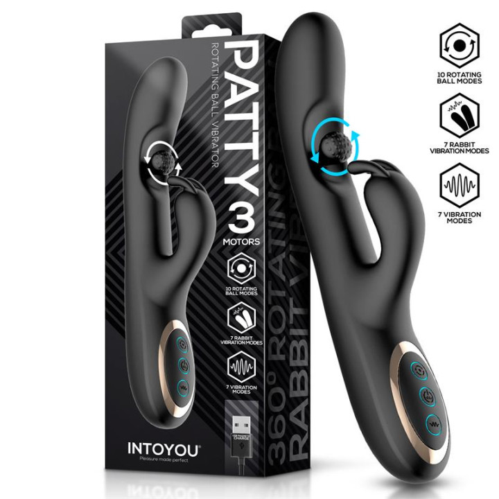 Patty Vibrador con Bola Rotadora