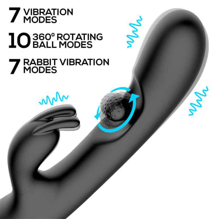 Patty Vibrador con Bola Rotadora
