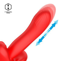 Vyron Vibrador con Thrusting y Biting