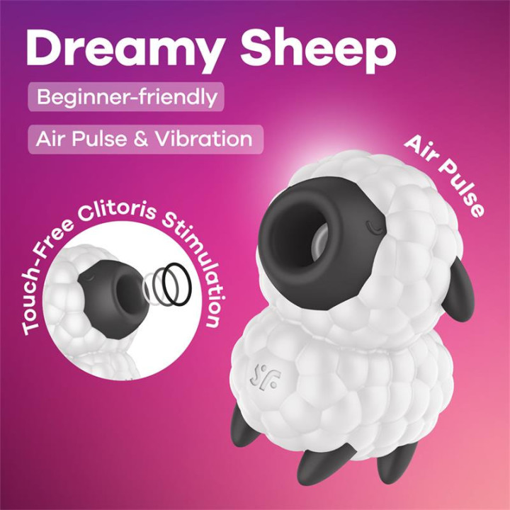 Dreamy Sheep Succionador con Vibración