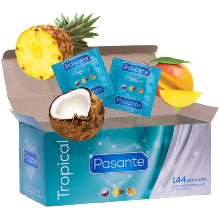 Preservativos Sabores Tropical 144 Uds