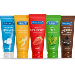 Pack Lubricantes Sabores Varios 5 Uds x 15 ml