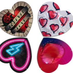 Preservativo Rojo Corazon Bolsa 144 Uds