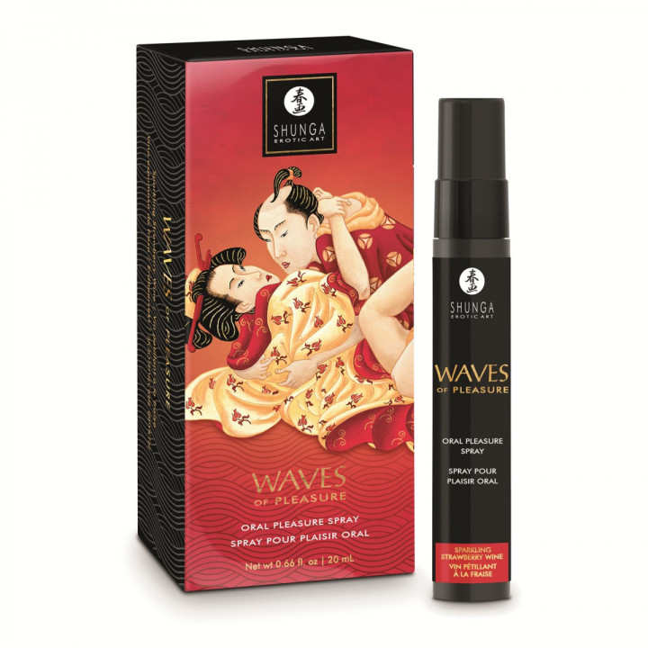 Waves Pleasure Spray Oral Seductor Fresa 20 ml
