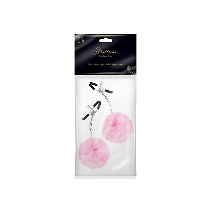 Pinzas Regulables Pompon Rosa