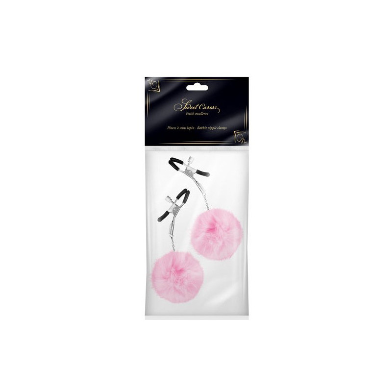Pinzas Regulables Pompon Rosa