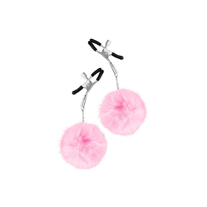 Pinzas Regulables Pompon Rosa