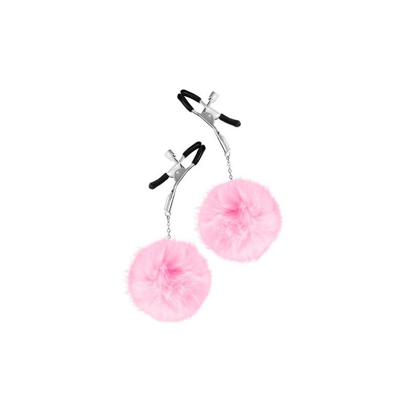 Pinzas Regulables Pompon Rosa
