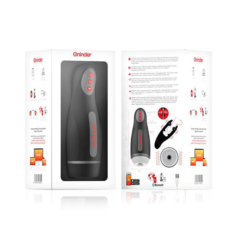 Seoul Masturbador Masculino de Compresión y Vibración con App