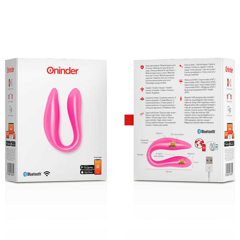 Lisboa Estimulador Punto G & Clítoris Rosa con App 