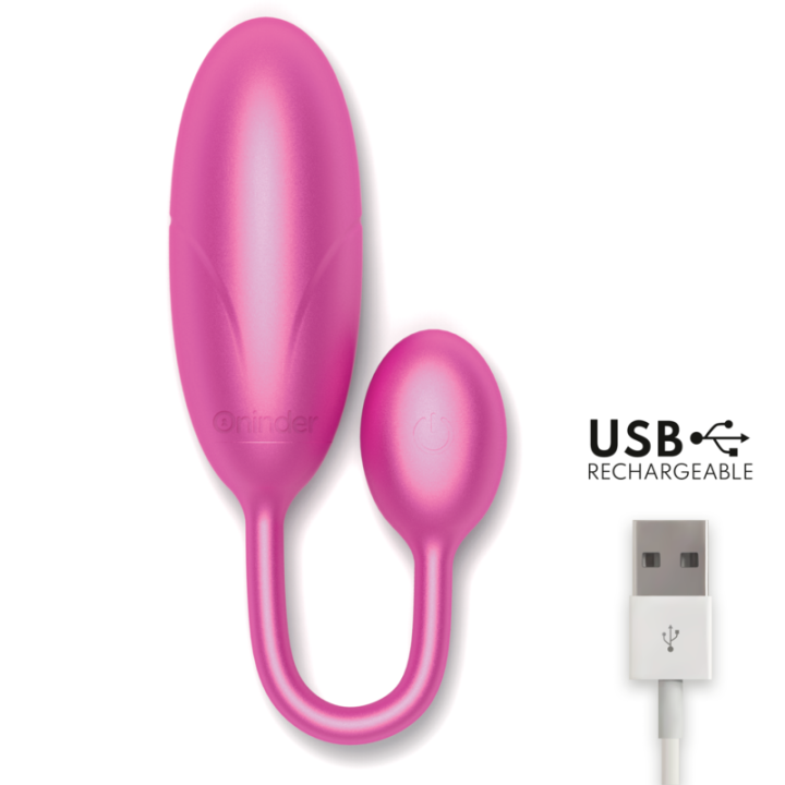 Denver Huevo Vibrador Rosa con App