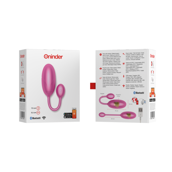 Tokyo Huevo Vibrador Rosa con App