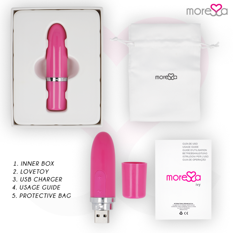 Ivy Masajeador Simulador Labial de Viaje Rosa
