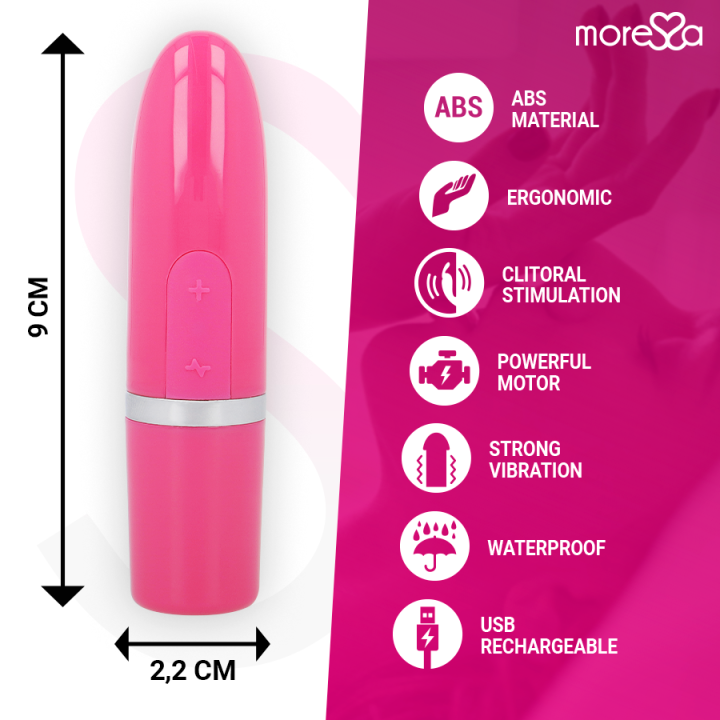 Ivy Masajeador Simulador Labial de Viaje Rosa