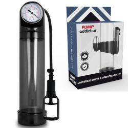 Bomba Erección RX9 Negro con Vibrador