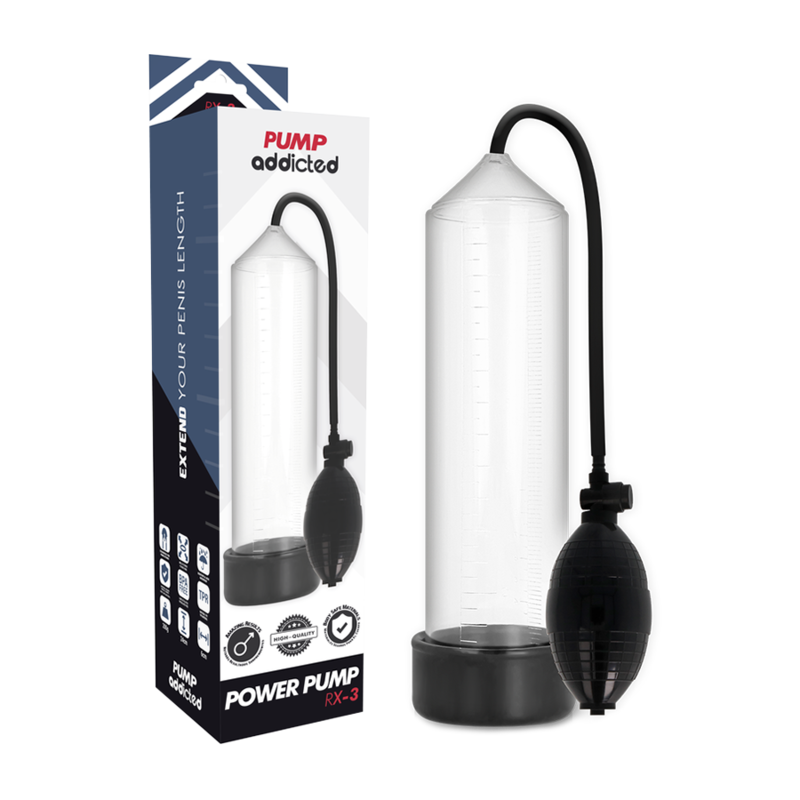 Bomba Erección RX3 Transparente