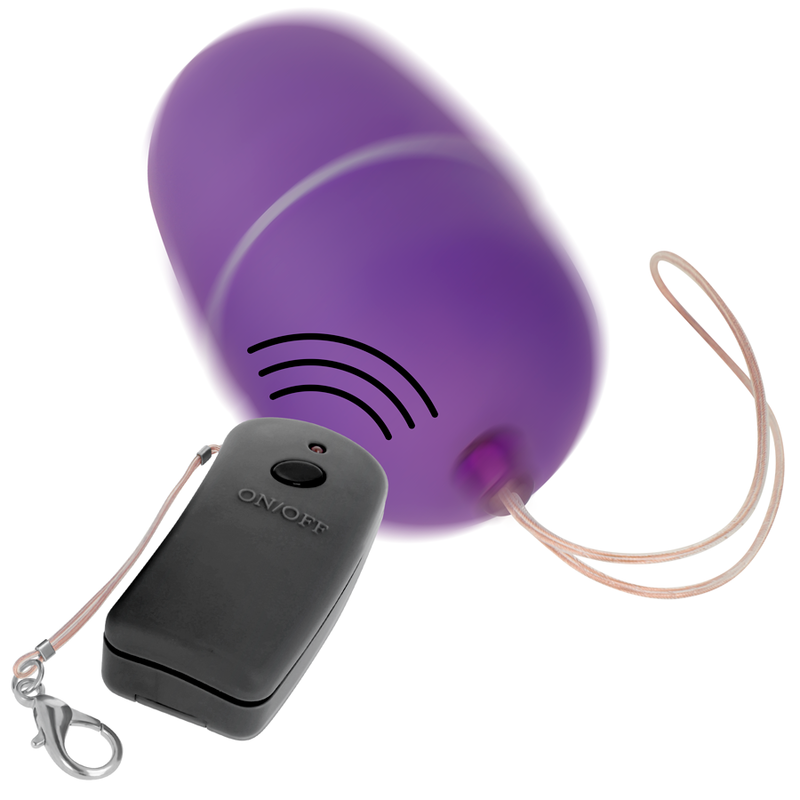 Huevo Vibrador con Mando Control Remoto Lila