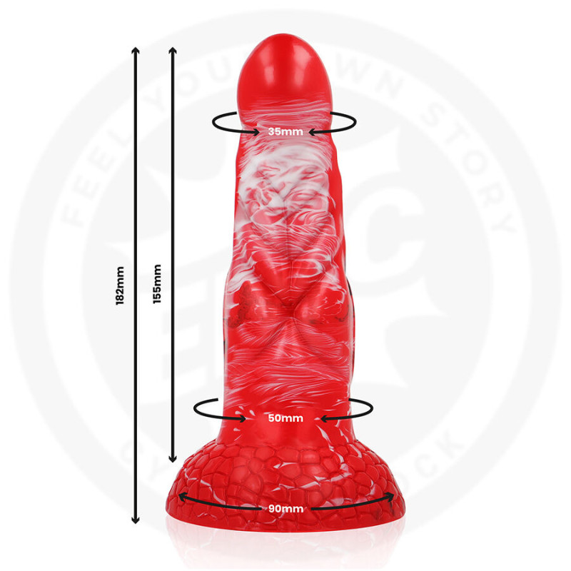 Agnis Dildo Fuego Carmesí