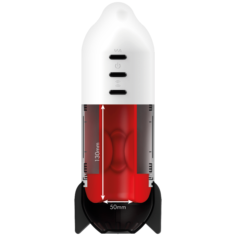 Rocket Masturbador Tecnología Soft Compresión y Vibración