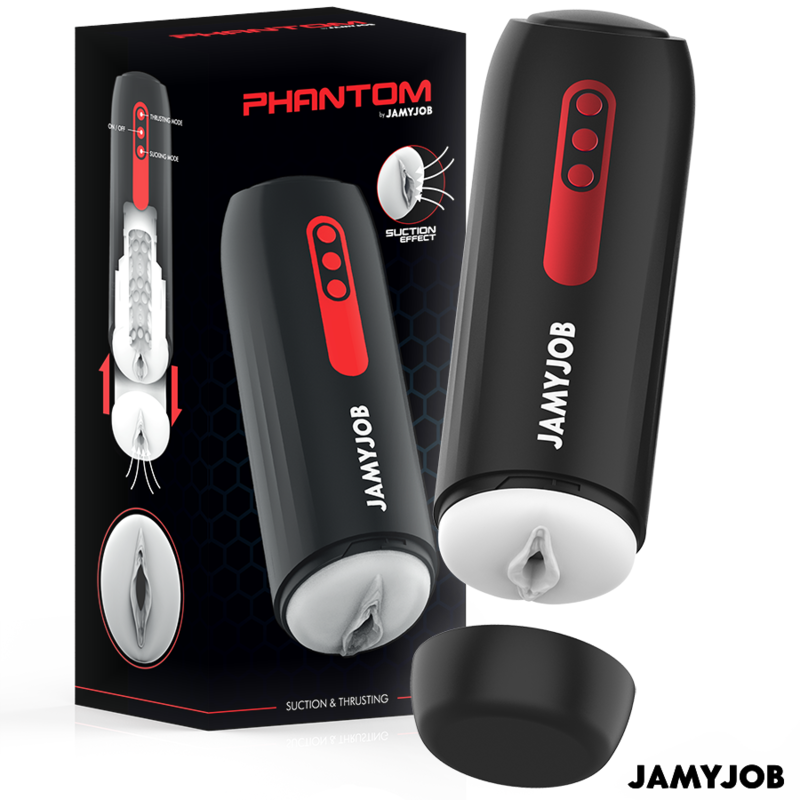 Phantom Masturbador Vagina Automático Succionador y Empuje