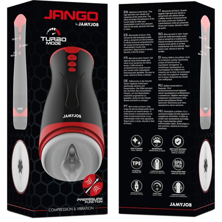 Jango Masturbador de Compresión y Vibración