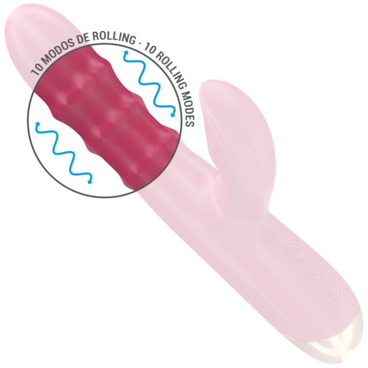 Chloe Vibrador Multifuncion 3 en 1 Rojo