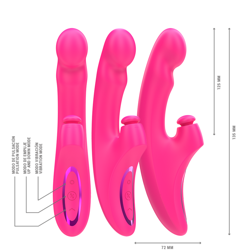 Emi Vibrador Multifuncion Rosa