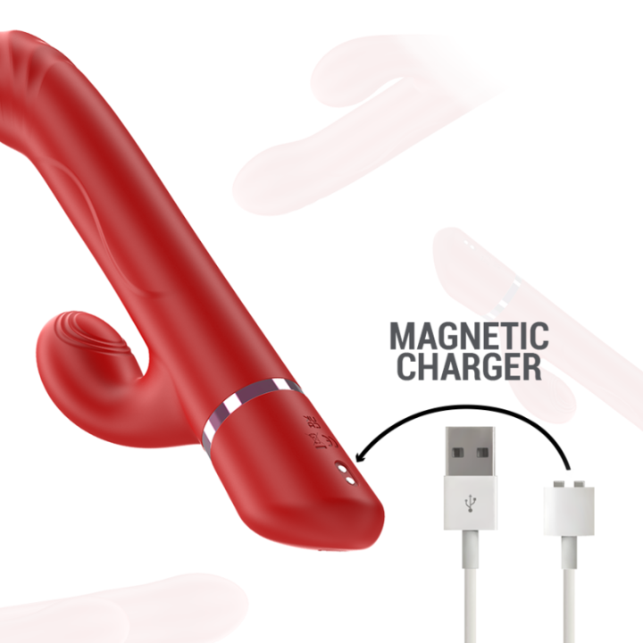 Lele Vibrador Multifuncion Rojo