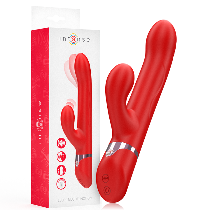 Lele Vibrador Multifuncion Rojo