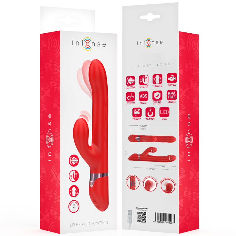 Lele Vibrador Multifuncion Rojo