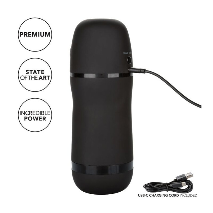 Optimum Power Masturbador con Vibración y Succionador