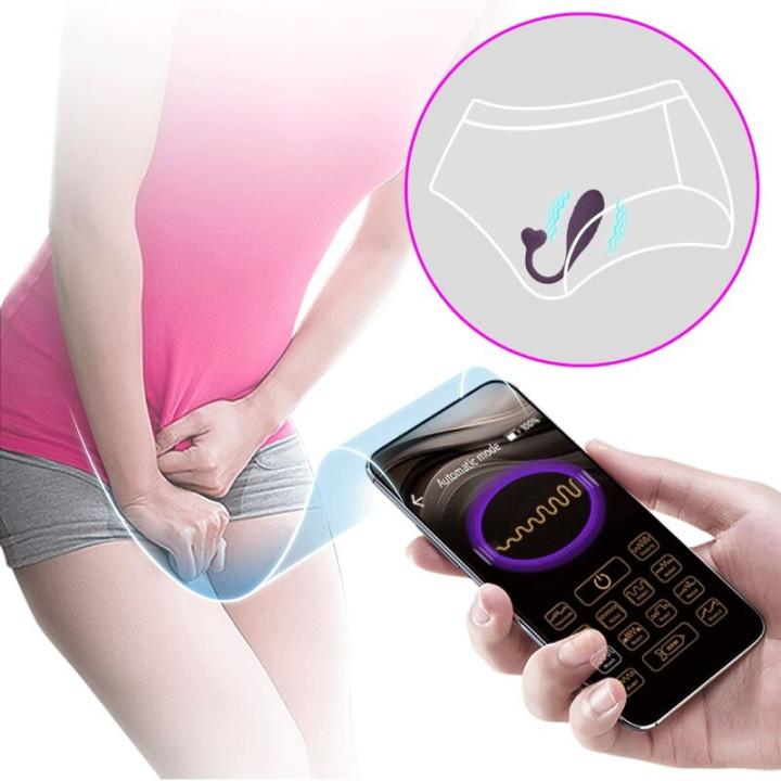 Fisherman Huevo Vibrador Lila App