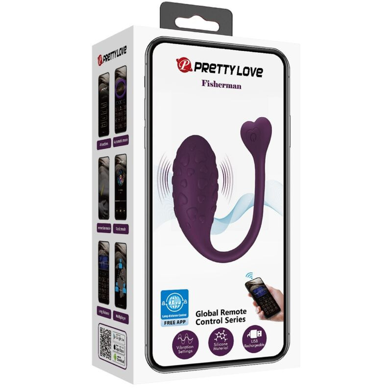 Fisherman Huevo Vibrador Lila App