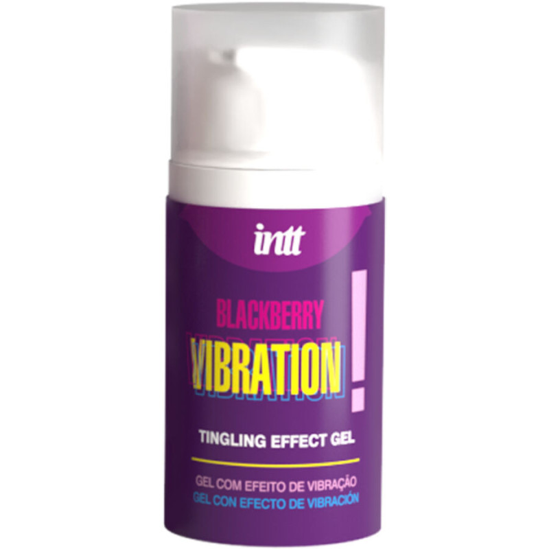 Gel Vibrador Líquido Sabor Mora 15 ml