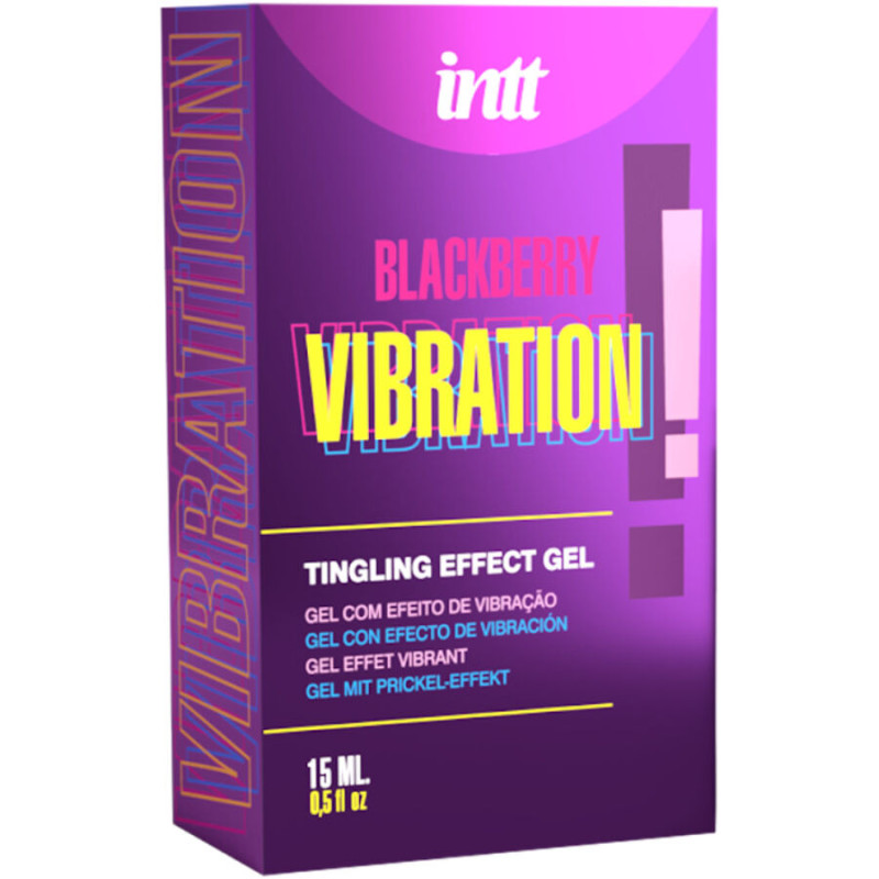 Gel Vibrador Líquido Sabor Mora 15 ml