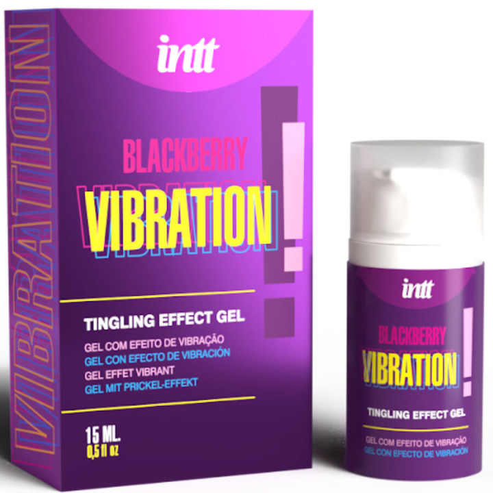 Gel Vibrador Líquido Sabor Mora 15 ml