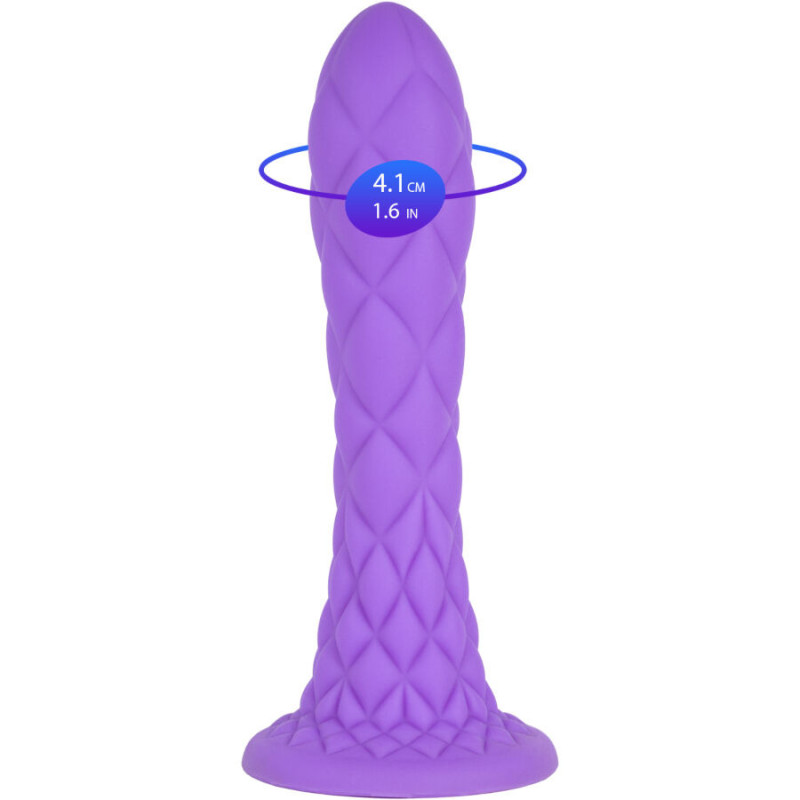 Dreamy Dildo Fantasy Termorreactivo Violeta 18,5 cm