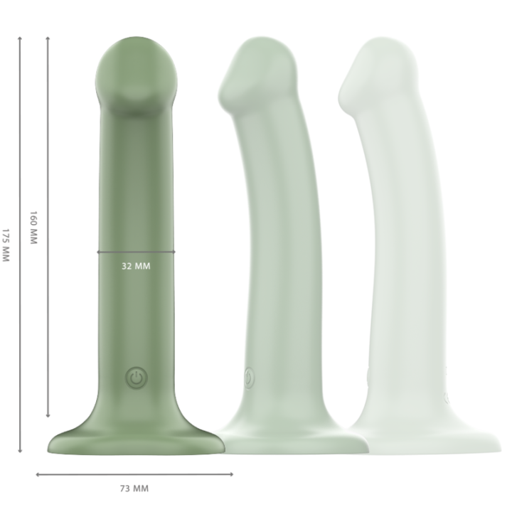 Becca Vibrador Verde Control Remoto